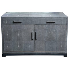 Credenza Shagreen color grigio ardesia