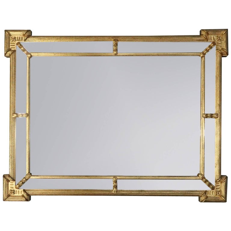 Vintage French Classical Style Giltwood Ethan Allen Parclose