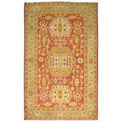 Antique Colorful Khotan Rug