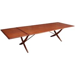 Hans Wegner for Andreas Tuck AT-314 Teak Drop-Leaf Dining Table
