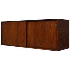 Danish Modern Wall-Mounted Rosewood Sideboard by Arne Vodder for Sibast