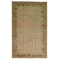 Antique Khotan Pomegranate Rug 8