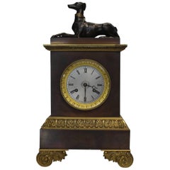 19th Century, French Bronze and Ormolu Mantel Clock