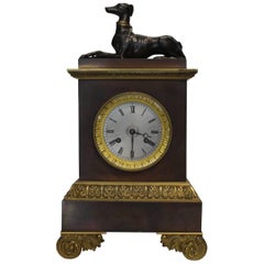 19th Century, French Bronze and Ormolu Mantel Clock