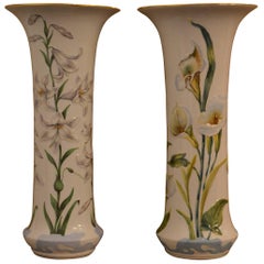 Pair of Antique English Herend Vases