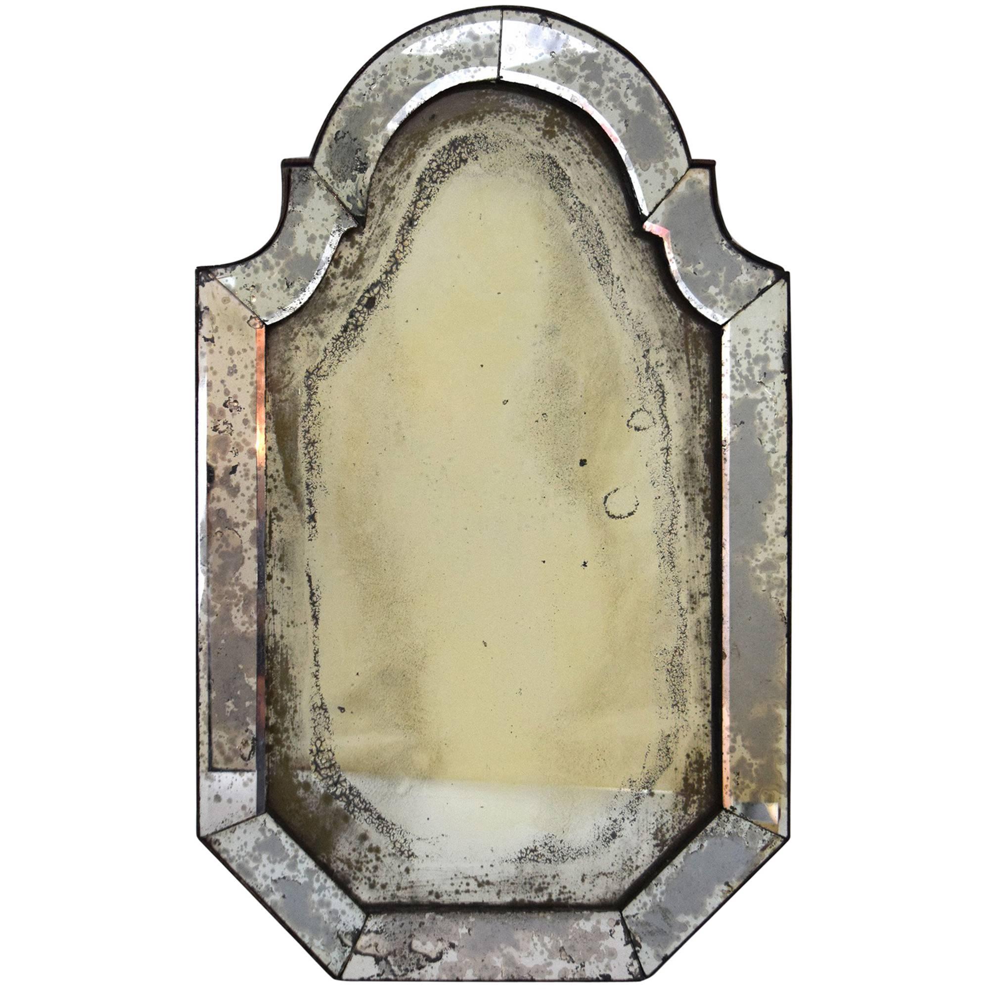 Small 18th Century Continental Mirror