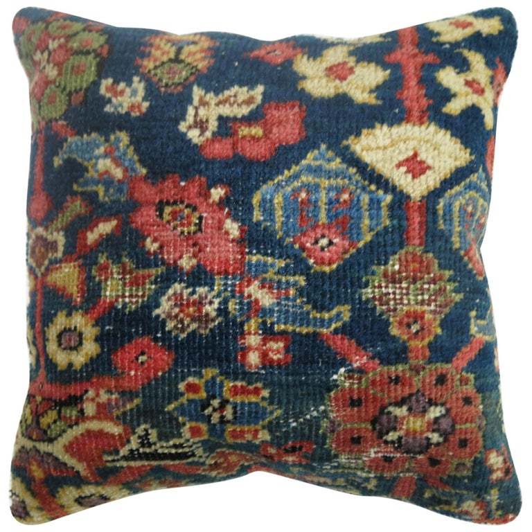 Blue Green Mahal Persian Rug Pillow at 1stDibs persian rug pillows