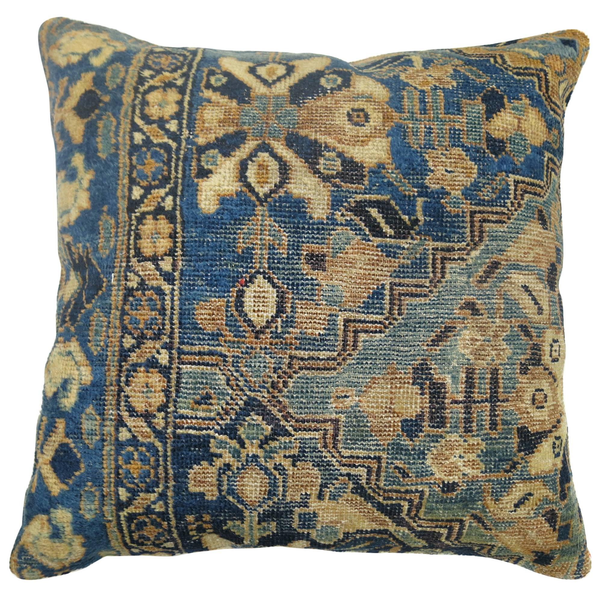 Antique Persian Tabriz Pillow