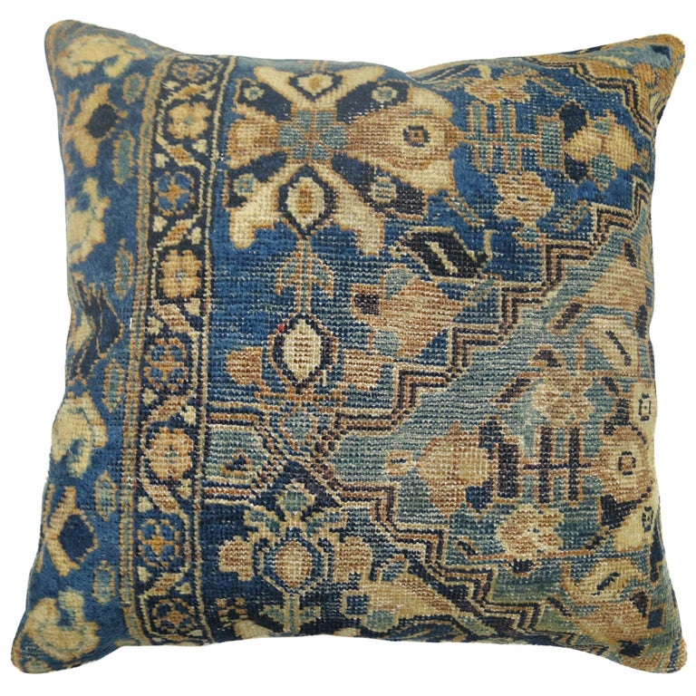 Antique Persian Tabriz Pillow at 1stDibs
