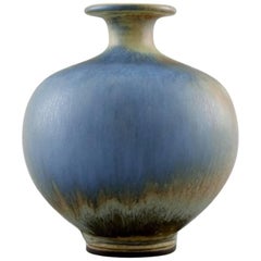 Berndt Friberg Studio Ceramic Vase, Modern Swedish Design, Unique, Handmade 7