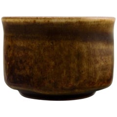 Edith Sonne Bruun for Saxbo, Small Ceramic Vase, Beautiful Glaze