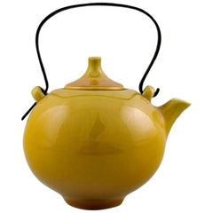 Vintage Carl-Harry Stålhane, Rorstrand / Rörstrand, Small Ceramic Tea Pot