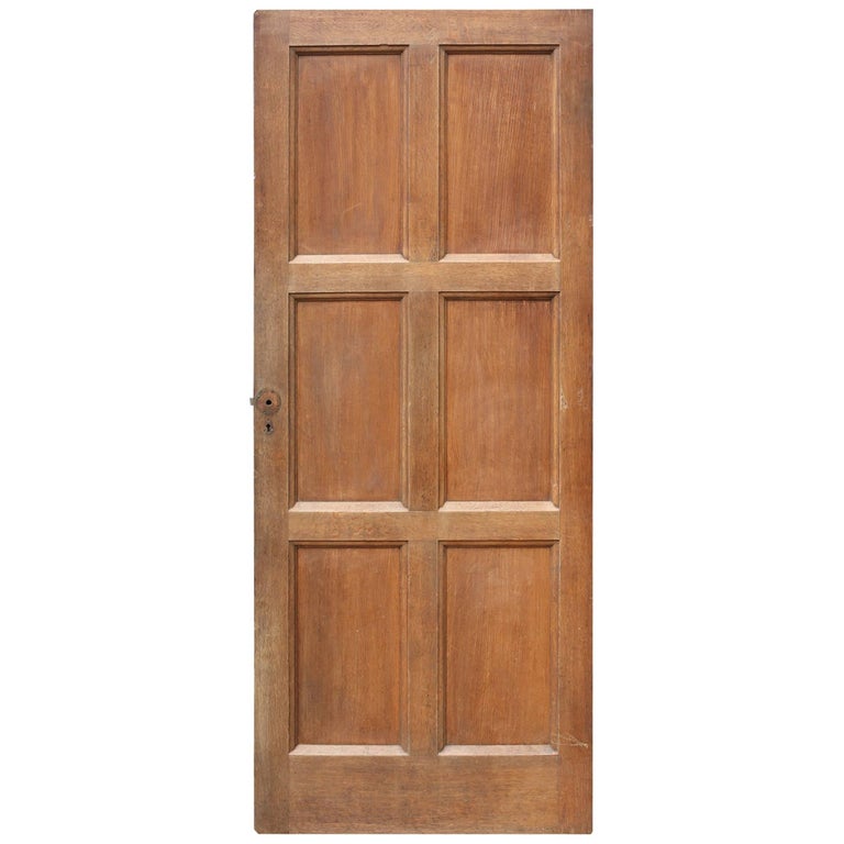 Five oak six panel doors circa 1900 for sale at 1stdibs