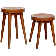 Pair of Pierre Jeanneret & Charlotte Perriand Stools 4