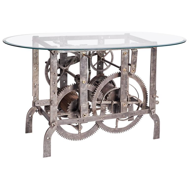 18th Century Italian Church Tower Turret Clock Coffee Table For 18th Century Italian Church Tower Turret Clock Coffee Table For