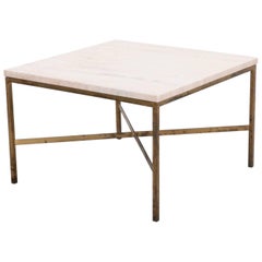 Travertine Coffee Table by Paul McCobb for Calvina