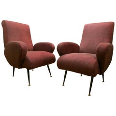Pair of Italian Mid-Century Armchairs 3