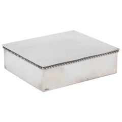 Art Deco Sterling Silver Table Box 7