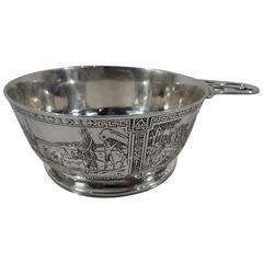 Blackinton Novelty Porringer with Native American Motif