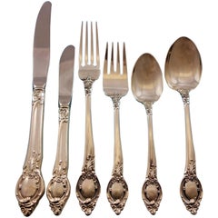 Cameo by Reed and Barton Sterling Silver Flatware Set for 12 Service 72 pieces