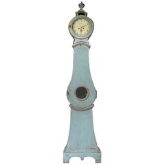 Blue Mora Clock with Urn