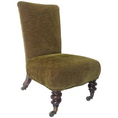 Rosewood Slipper Chair, England, circa 1840