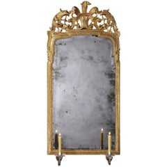 George I Giltwood and Gesso Mirror