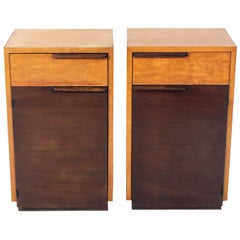 Pair of Art Deco Nightstands by Gilbert Rohde