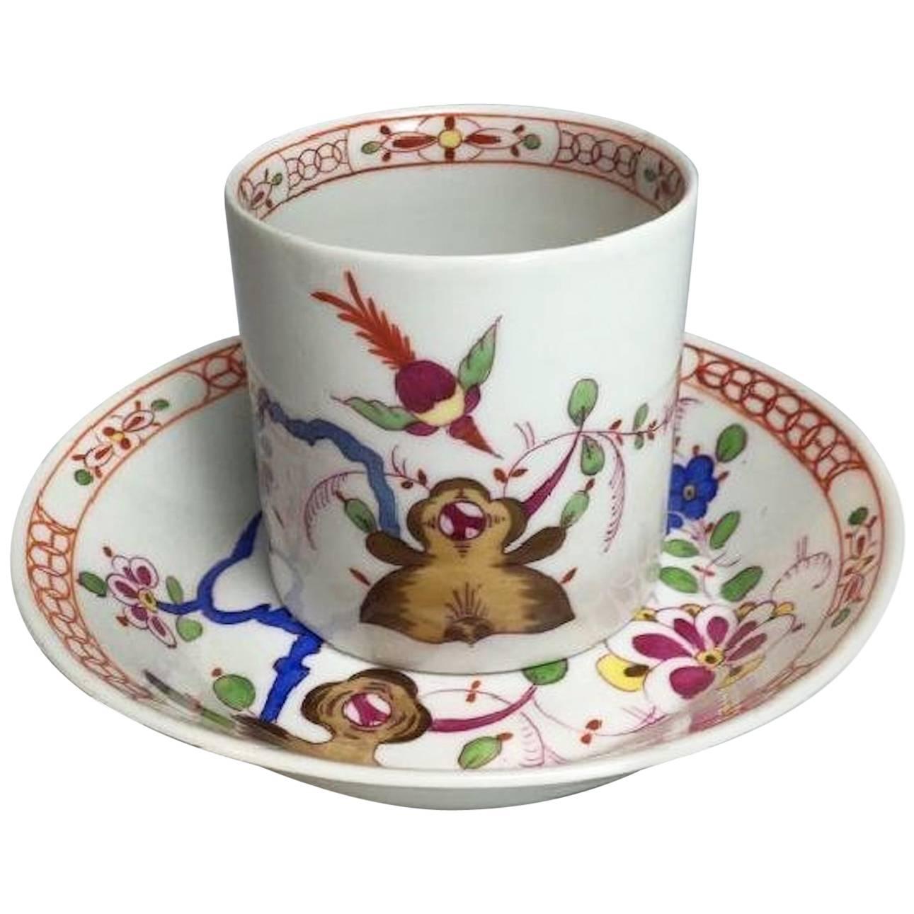 19th Century Kakiemon Meissen Cup and Saucer For Sale