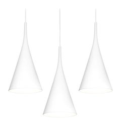 Samuli Naamanka 'Lambada' Ceramic Pendants in White for Innolux
