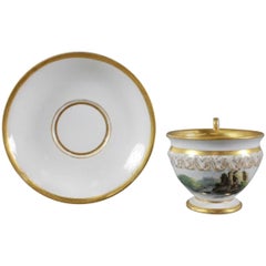 19th Century Meissen Cup and Saucer