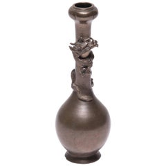 Chinese Bronze Bottle Vase 3