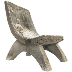 Cast Concrete Garden Chair