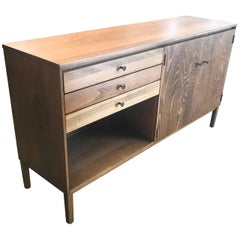Paul McCobb "Perimeter Group" Double-Sided Credenza Cabinet with Rosewood Pulls