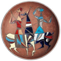 Large Wall-Plaque / Charger by Marcello Fantoni 5