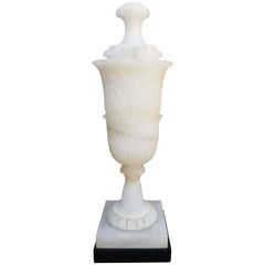 Large-Scale Alabaster Table Lamp