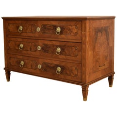 18th Century German Neoclassical Marquetry Commode, circa 1780