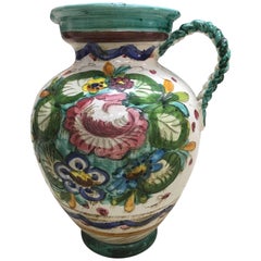 Italian Ceramic Amphora / Anfora Portafiori