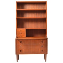 Early Danish Secretary in Teak, 1950s