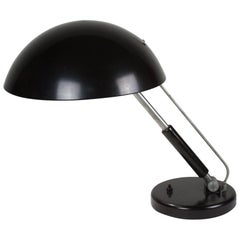 1930s Black Dome Steel Desk Lamp by Karl Trabert 7