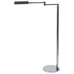Chrome Adjustable Reading Lamp, Italian, 1960s 10