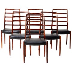 Niels Moller Model 82 Chairs, circa 1970