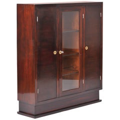French Art Deco Mahogany Cabinet 4