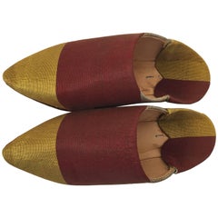 Moroccan Silk Slippers