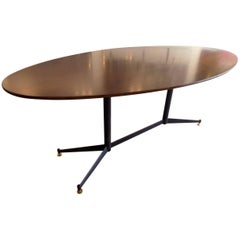 Huge Italian Elliptical Table, circa 1960 Huge Italian Elliptical Table, circa 1960