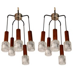 Retro Pair of 1960s Lights from Holland