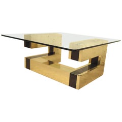 Rare Mid-Century Coffee Table with Paul Evans Design