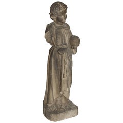 Antique Plaster Figure of Infant Jesus