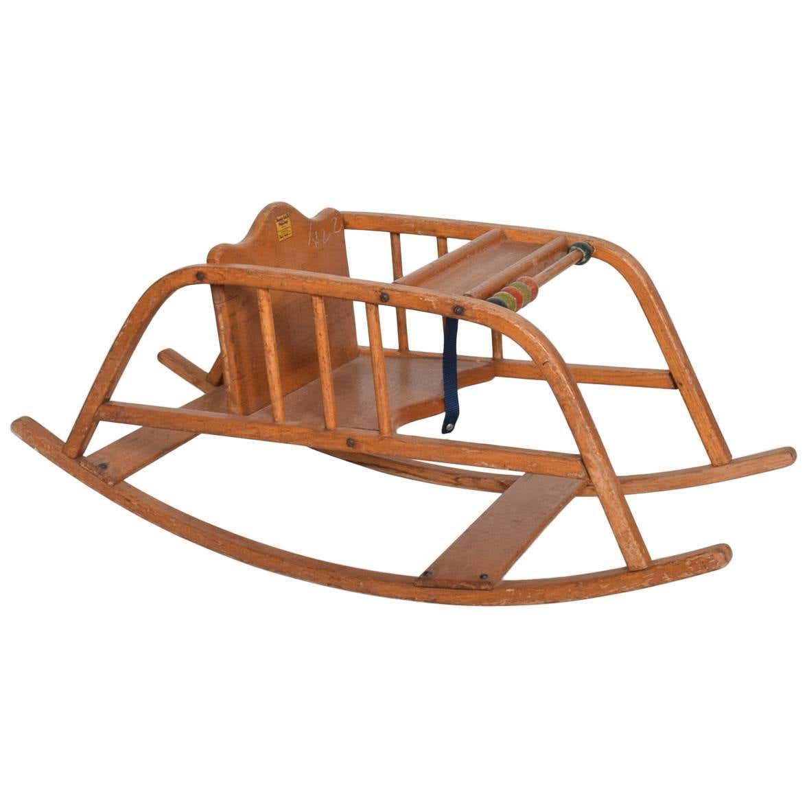 Antique Decorative Child Rocker at 1stDibs