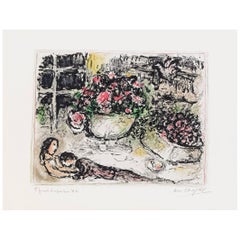 Marc Chagall, La Table Fleurie, Paris, 1973
